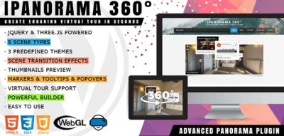 iPanorama 360° - Virtual Tour Builder for WordPress 1.6.23