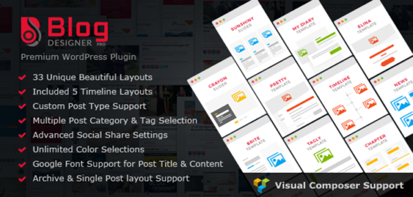 Blog Designer PRO for WordPress 3.4.9 Blog Designer PRO for WordPress 3.4.9