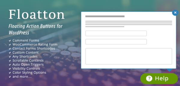 Floatton | WordPress Floating Action Button with Pop-up Contents for Forms or any Custom Contents 2.0