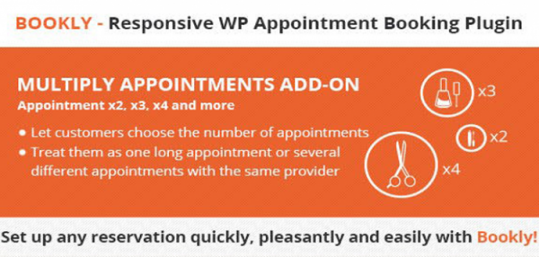 Bookly Multiply Appointments (Add-on) 2.7 Bookly Multiply Appointments (Add-on) 2.7