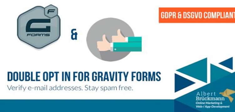 Double Opt in for Gravity Forms (GDPR & DSGVO compliant) - E-Mail Address Verification 1.7.4
