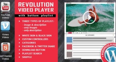 Revolution Video Player With Bottom Playlist 1.9