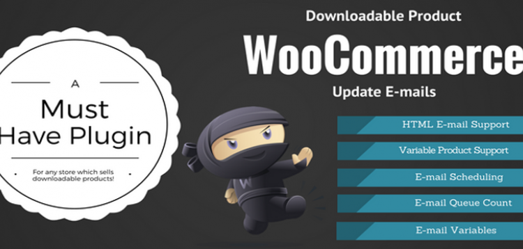 WooCommerce Downloadable Product Update E-mails 2.0.10