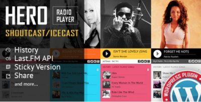 Hero – Shoutcast and Icecast Radio Player With History Plugin 4.1.3.0