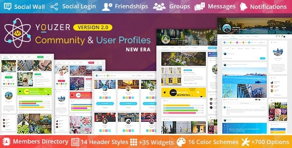 Youzer - Buddypress Community & Wordpress User Profile Plugin 3.4.9