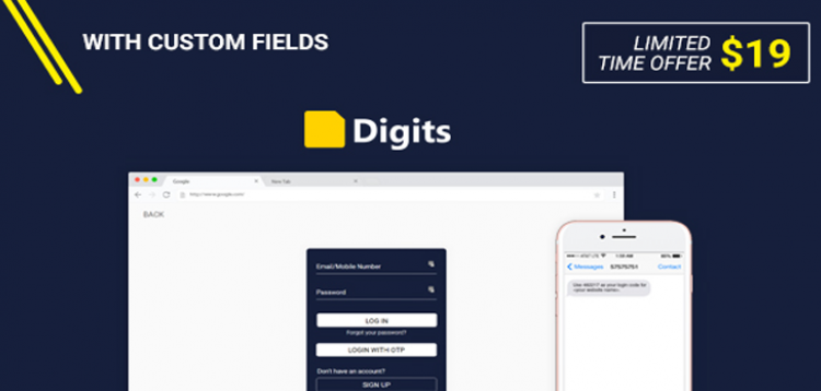 Digits : WordPress Mobile Number Signup and Login 7.9.1
