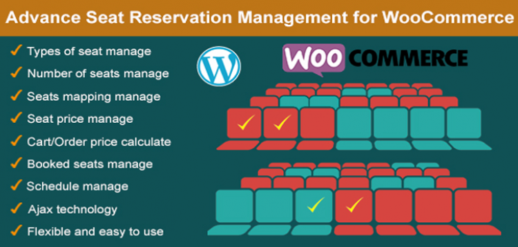 Advance Seat Reservation Management for WooCommerce 3.0