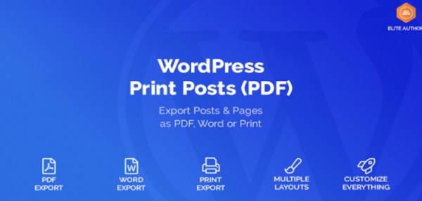 WordPress Print Posts & Pages (PDF)  1.5.9
