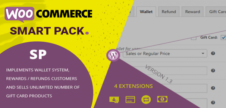 WooCommerce Smart Pack - Gift Card, Wallet, Refund & Reward  1.3.12