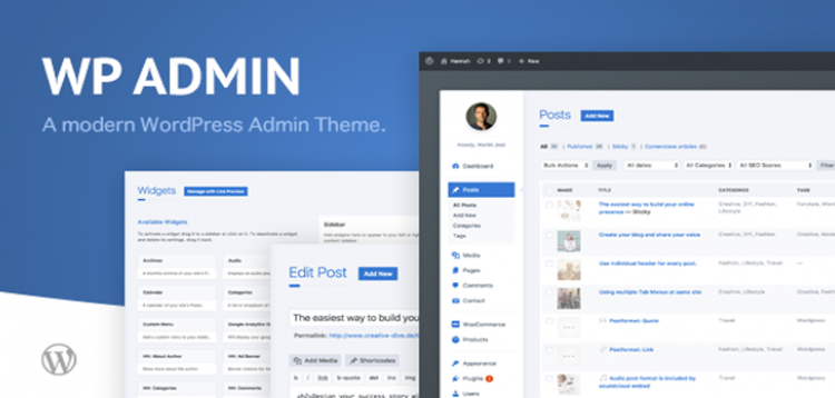 WP Admin Theme CD - A clean and modern WordPress Admin Theme 1.6 ...