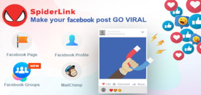 Facebook SpiderLink - Make Your Facebook Post GO VIRAL 2.6