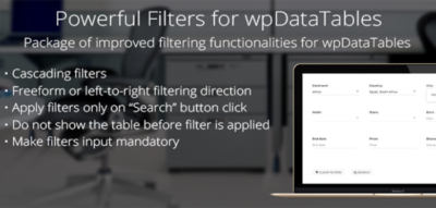 Powerful Filters for wpDataTables - Cascade Filter for WordPress Tables 1.4