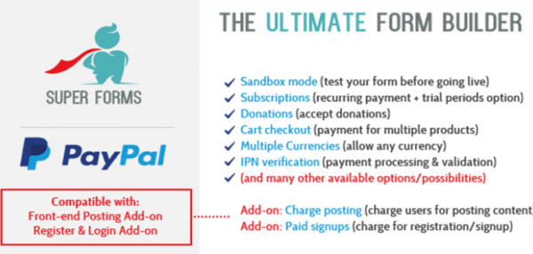 Super Forms - PayPal Add-on 1.5.0 Super Forms - PayPal Add-on 1.5.0