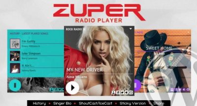 Zuper – Shoutcast and Icecast Radio Player 3.3