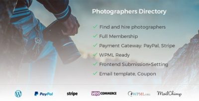 Photographer Directory – WordPress Plugin 1.1.0