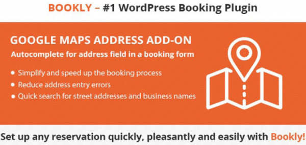 Bookly Google Maps Address (Add-on)  1.9