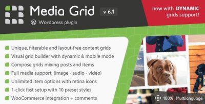 Media Grid WordPress Responsive Portfolio Plugin 7.3.0