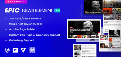 Epic News Elements - News Magazine Blog Element & Blog Add Ons for Elementor & WPBakery Page Builder  2.3.8