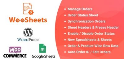 WooSheets - Manage WooCommerce Orders with Google Spreadsheet 7.2