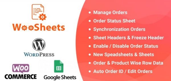 WooSheets - Manage WooCommerce Orders with Google Spreadsheet 7.6