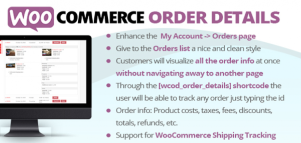 WooCommerce Order Details 3.1