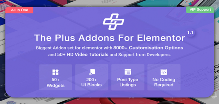 The Plus - Addon for Elementor Page Builder WordPress Plugin  5.1.0