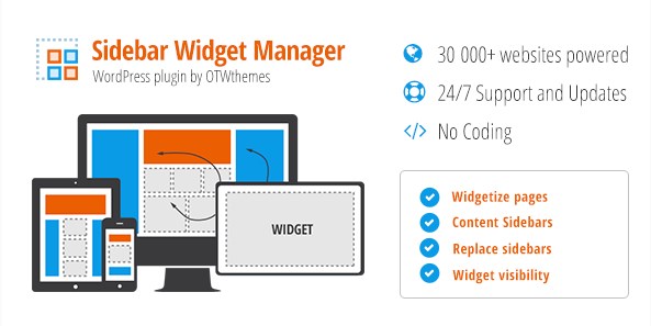 Sidebar & Widget Manager for WordPress 4.7