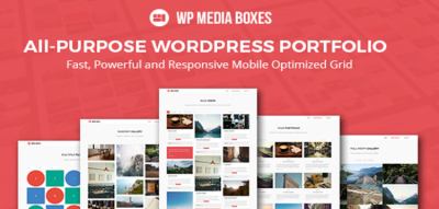 WP Media Boxes Portfolio - Responsive Wordpress Grid Plugin  1.5.3