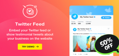 Twitter Feed - WordPress Twitter Plugin  1.5.0