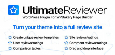 Ultimate Reviewer WordPress Plugin For WPBakery Page Builder  2.8.1