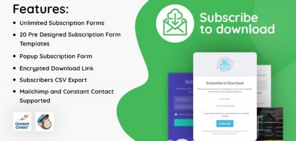 Subscribe to Download - An advanced subscription plugin for WordPress 2.1.0 Subscribe to Download - An advanced subscription plugin for WordPress 2.1.0