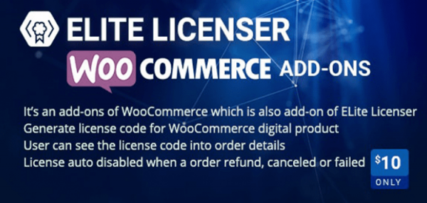 WooCommerce Product Licenser- Elite Licenser Pro Addon 1.3 WooCommerce Product Licenser- Elite Licenser Pro Addon 1.3