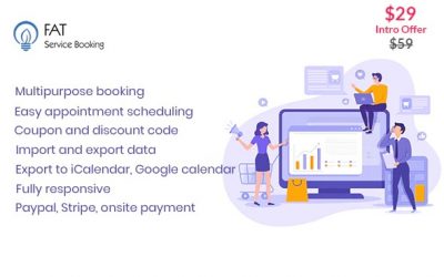 Fat Services Booking - Automated Booking and Online Scheduling 4.7