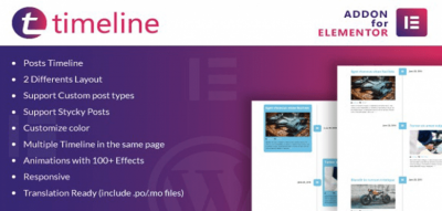 Timeline for Elementor WordPress Plugin  1.0