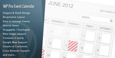 WordPress Pro Event Calendar 3.2.7