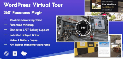 WordPress Virtual Tour 360 Panorama Plugin  1.2.1