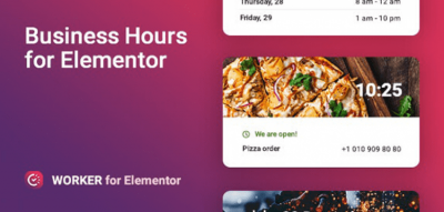 Business hours widget for Elementor – Worker  1.0.3