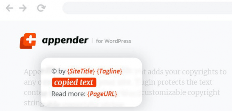 Appender – Copycat Content Protection for WordPress 1.0.2