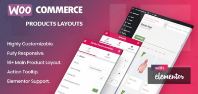 Noo Products Layouts - WooCommerce Addon for Elementor Page Builder  1.0.1