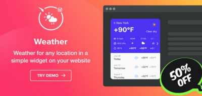 Weather Forecast - WordPress Weather Plugin  1.3.1