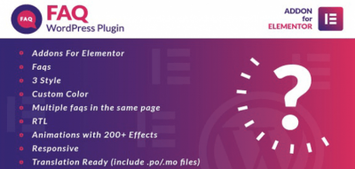 Faq for Elementor WordPress Plugin  1.0.0