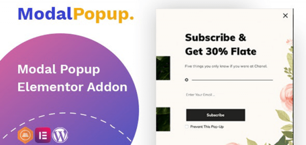 Modal Popup box Elementor Addon  1.0