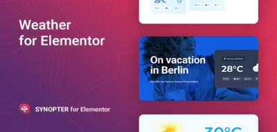 Synopter – Weather for Elementor  1.1.4