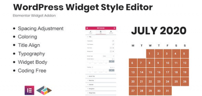 WordPress Widget Style Editor Elementor Addon  1.0.0