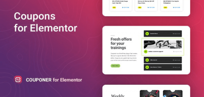 Couponer – Discount Coupons for Elementor  1.0.0