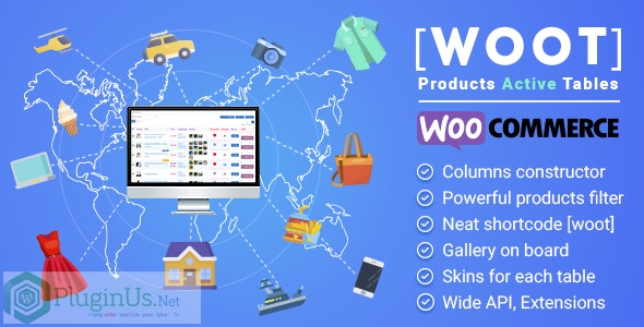 WOOT WooCommerce Products Tables Professional 2.0.4