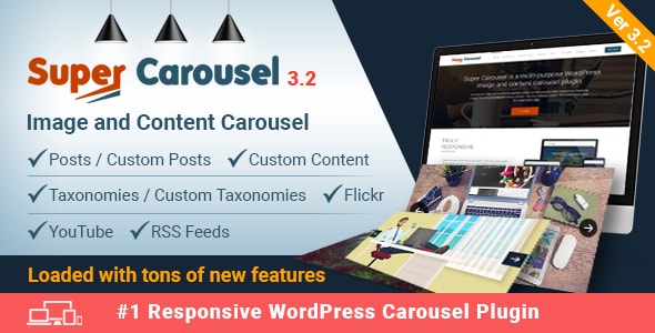Super Carousel – Responsive WordPress Plugin 3.8.0