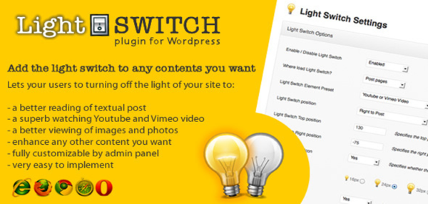 Light Switch - Plugin for Wordpress 1.8 Light Switch - Plugin for Wordpress 1.8