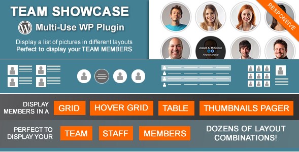 Team Showcase – WordPress Plugin 2.3.1
