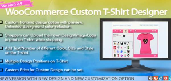 WooCommerce Custom T-Shirt Designer 2.0.5